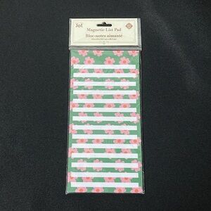 Jot Floral Magnetic List Notepad 60 Sheets